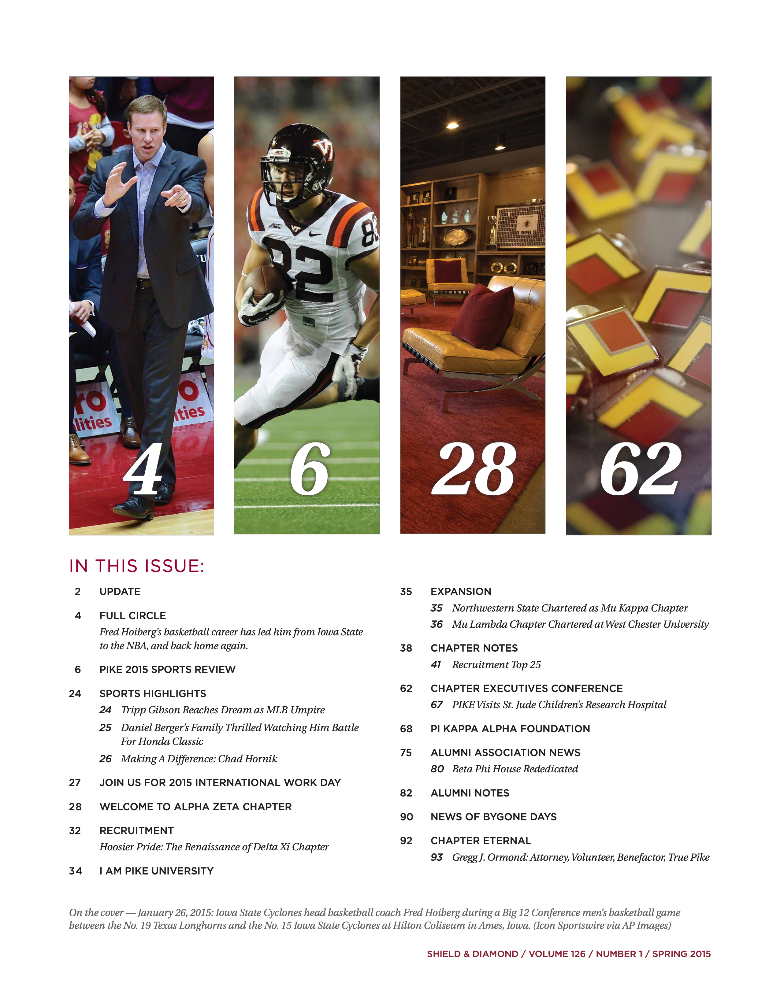 On the Cover, Spring 2015